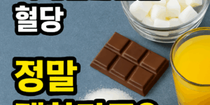 아세설팜칼륨 섭취 시 췌장을 자극해 인슐린을 분비시키고 장내 미생물 불균형을 초래하는 혈당 부작용 기전 요약 인포그래픽.