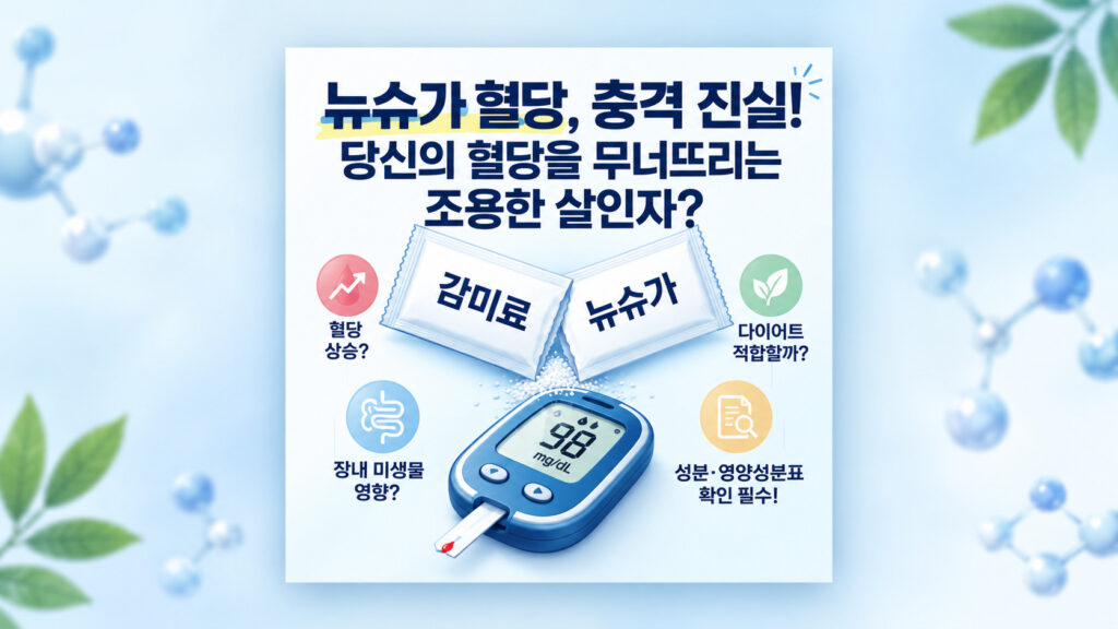 뉴슈가 혈당