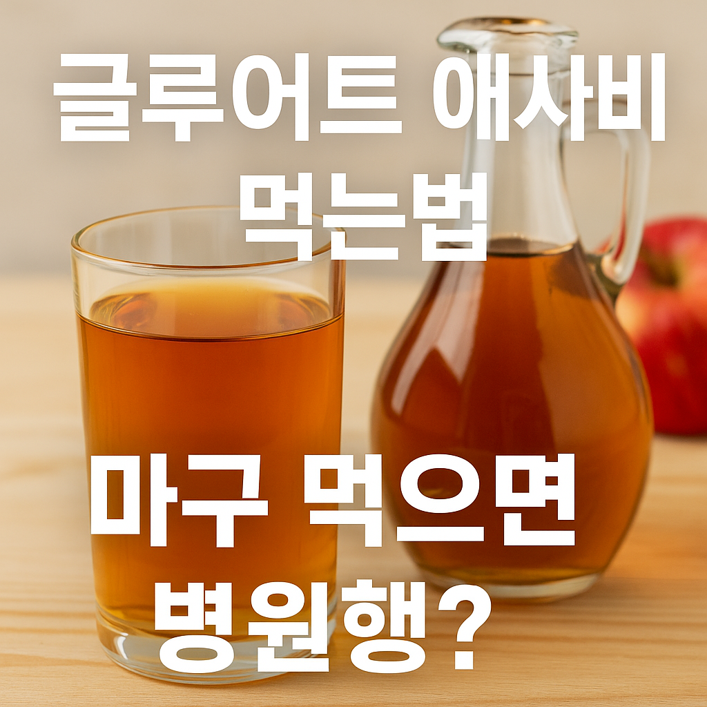 글루어트 애사비 먹는법