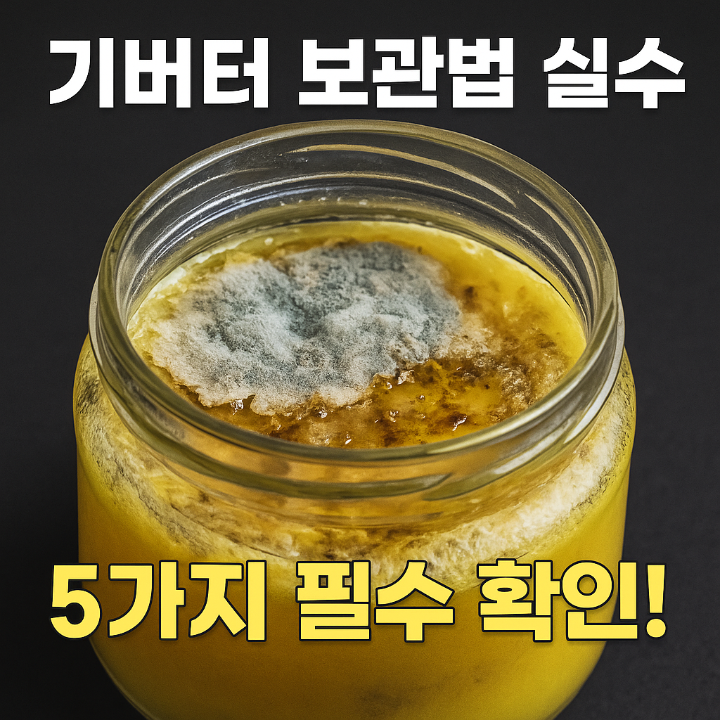 기버터 보관법