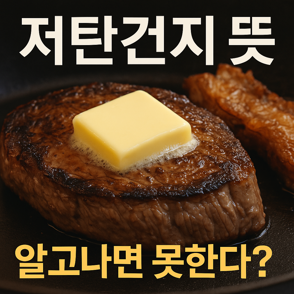 저탄건지 뜻