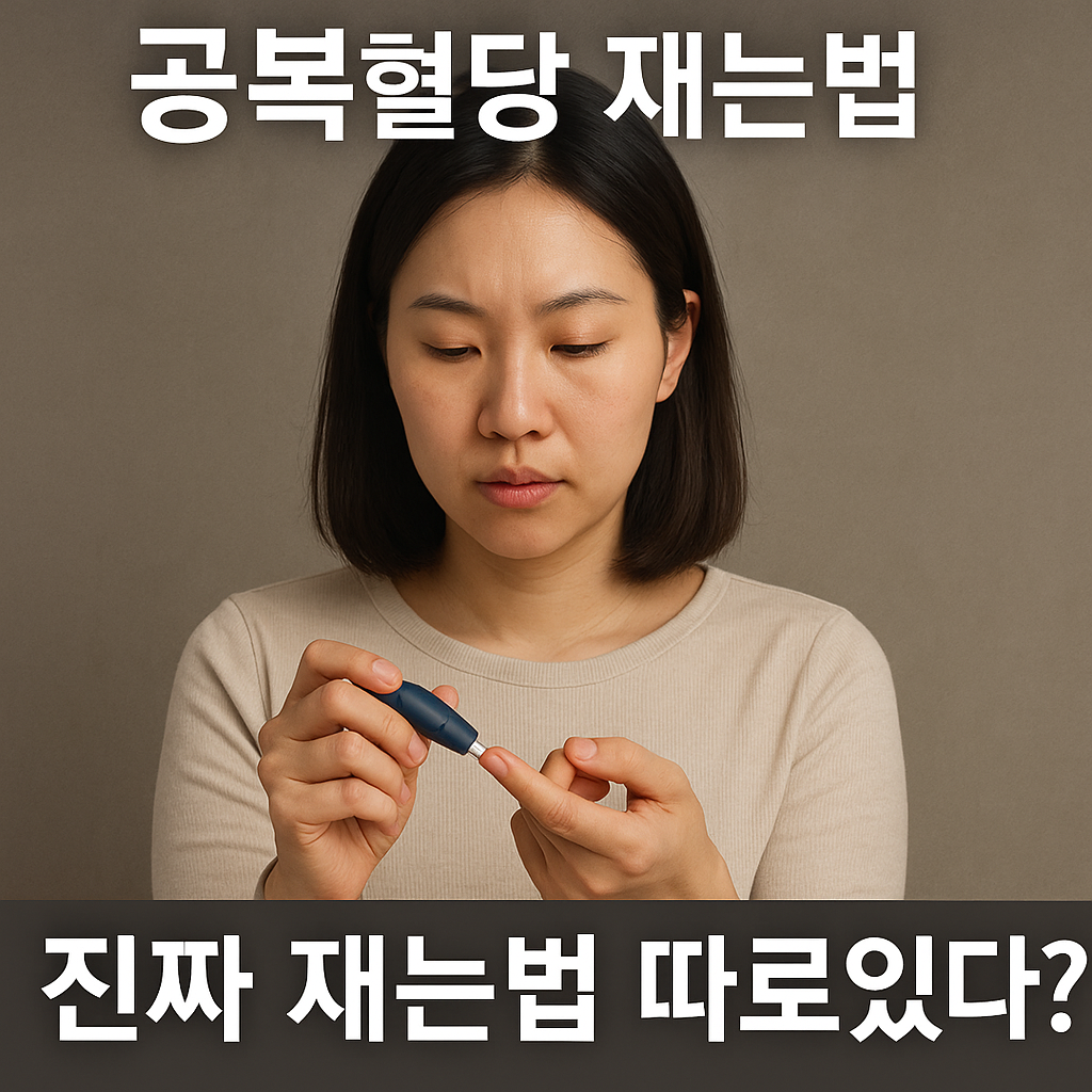 공복혈당 재는법