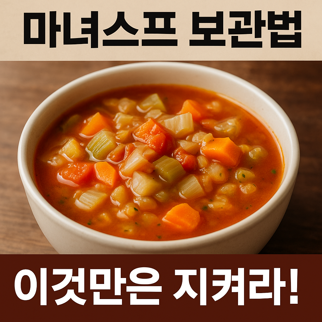 마녀스프 보관법 마녀스프 보관법