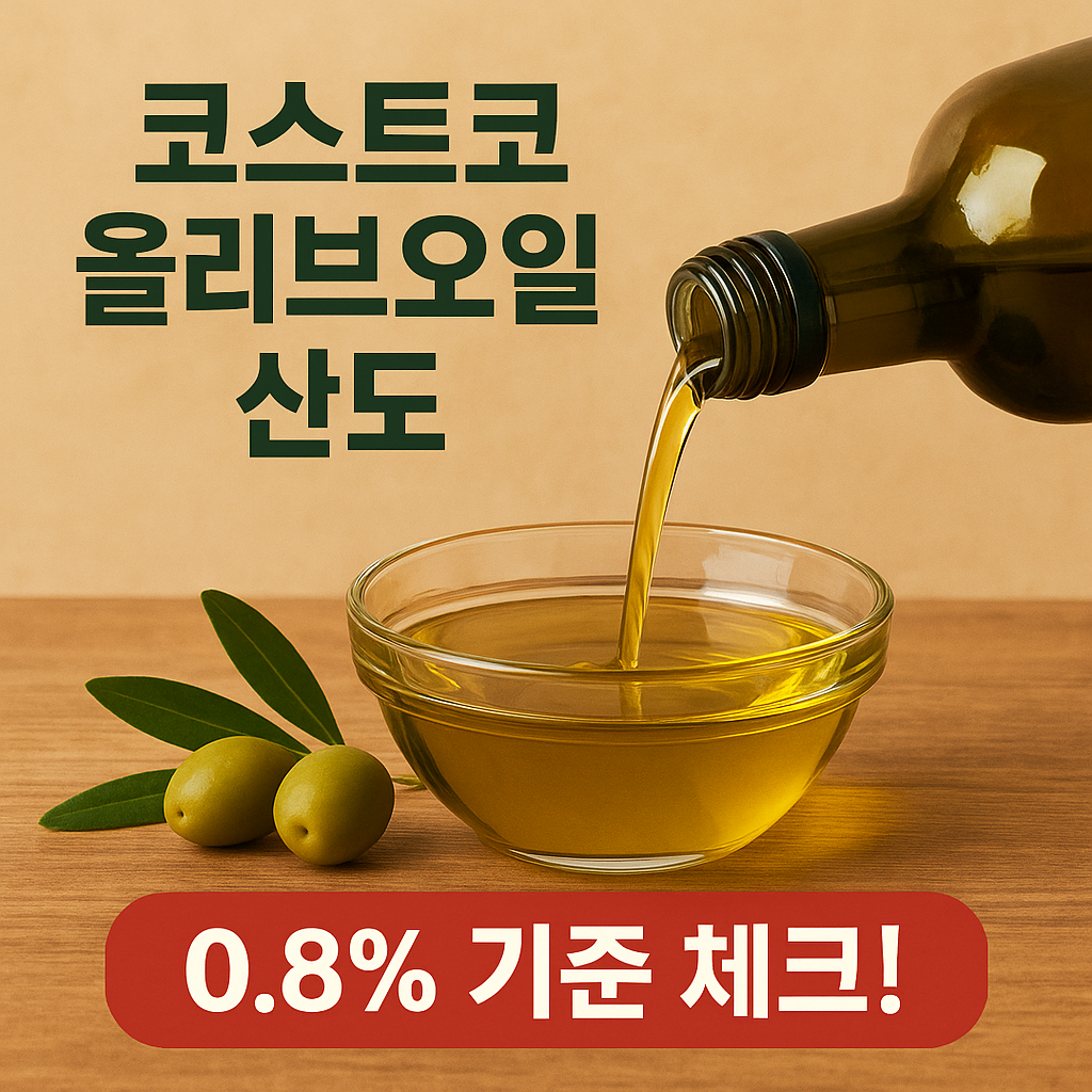 코스트코 올리브오일 산도