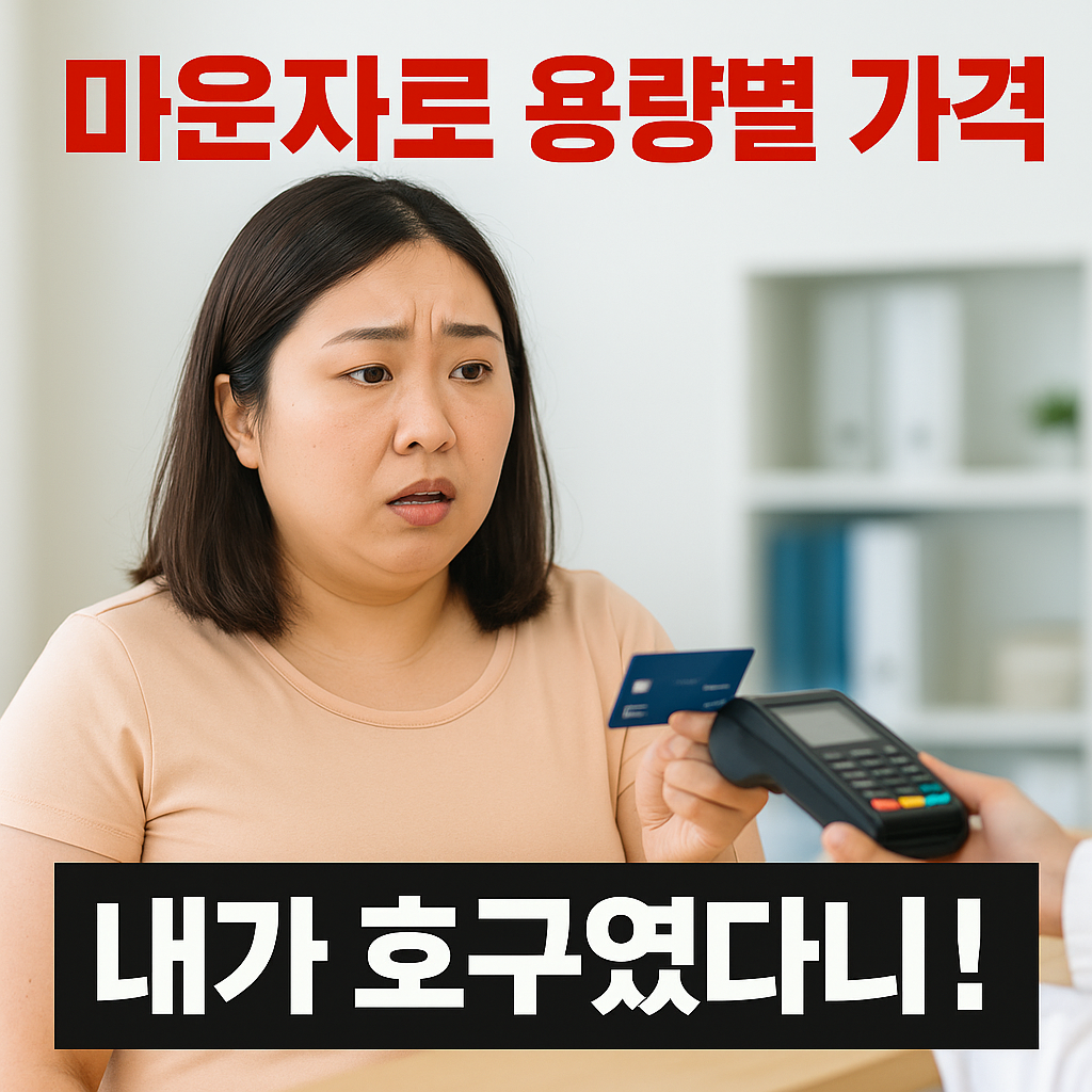마운자로 용량별 가격 한눈에 보기 마운자로 용량별 가격
