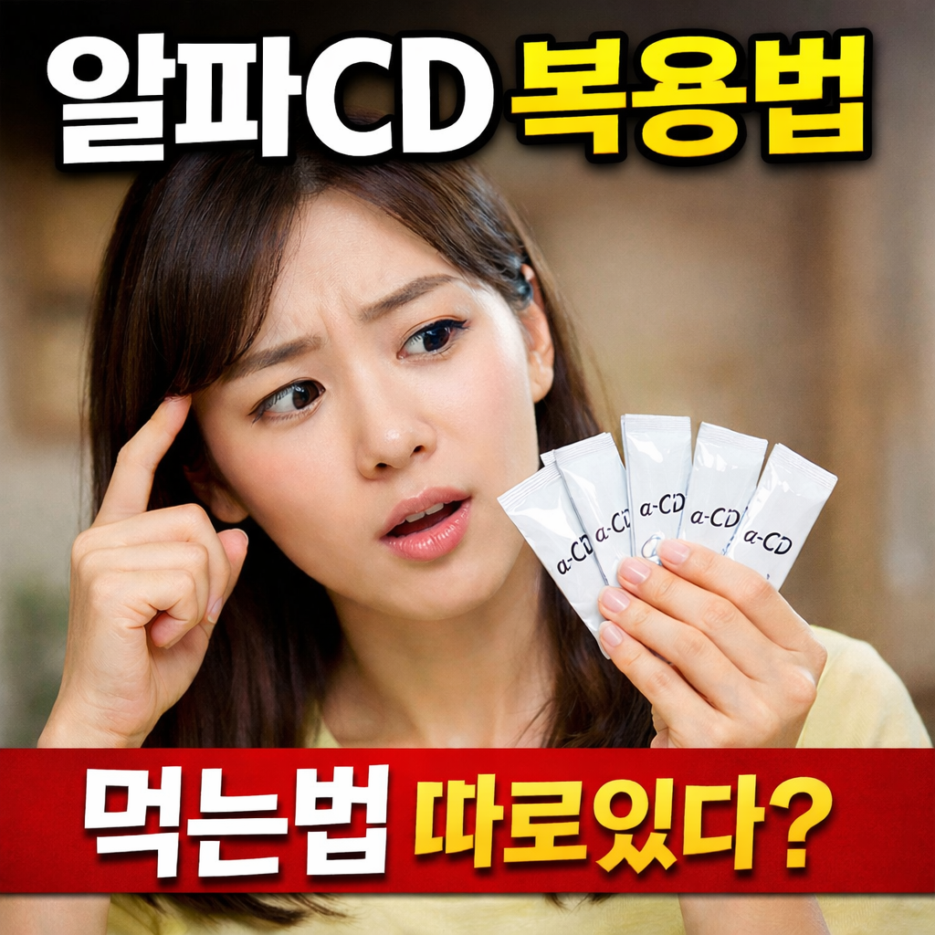 알파CD 복용법