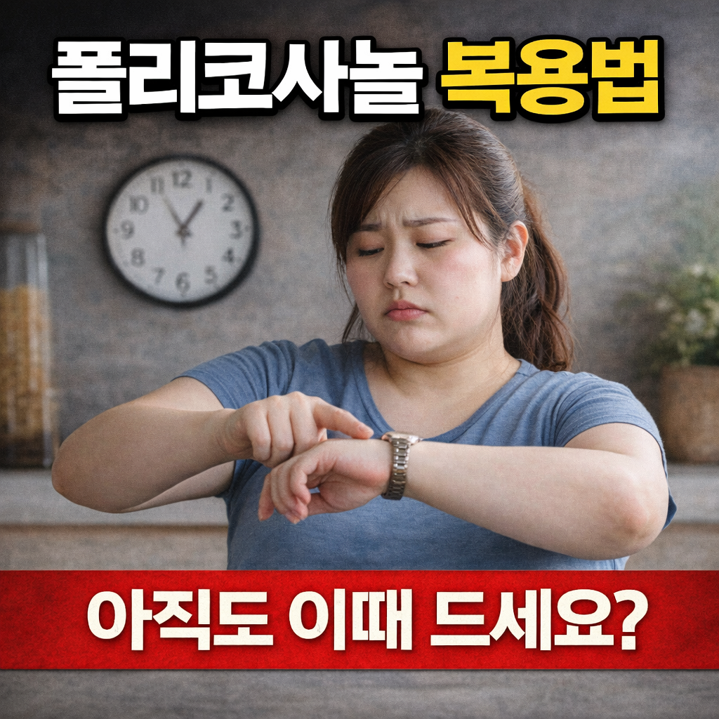 폴리코사놀 복용법