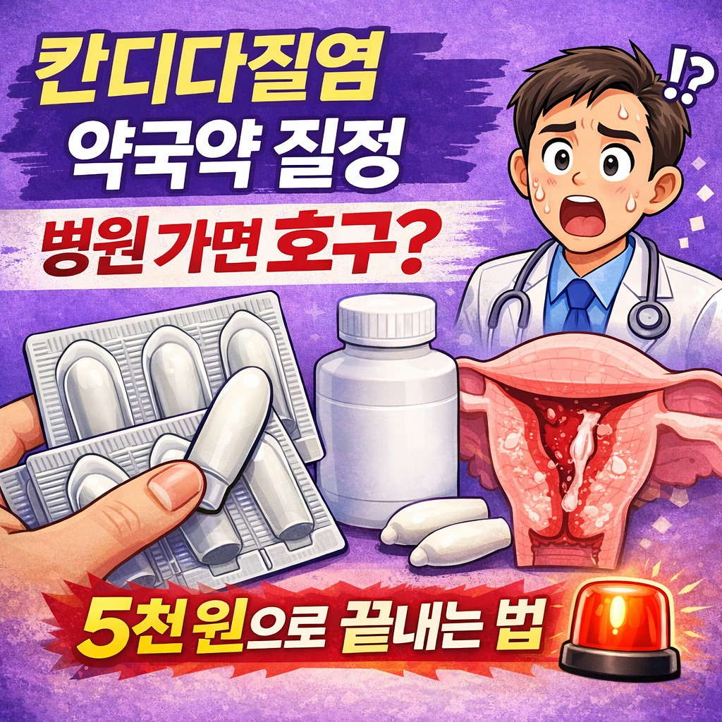칸디다질염 약국약 질정 무턱대고 넣으면 1년 내내 고생합니다! 5천 원에 지옥 탈출하는 3가지 질정 🚨 칸디다질염 약국약 질정 카네스텐 지노베타딘 가격 효과 비교 요약 인포그래픽 이미지