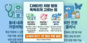 디에타민 처방 병원 비용 비교 인포그래픽 - 내과 가정의학과 비만클리닉 진료비 가격표