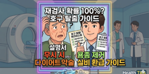 다이어트 약 술 혼합 부작용 응급상황 경고 썸네일
