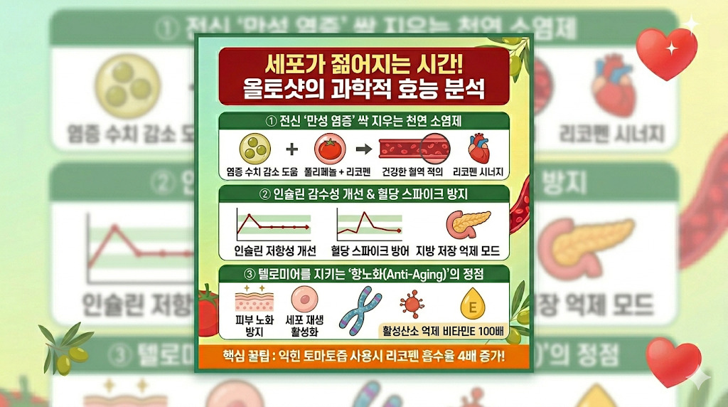 올토샷 효능, 제발 그냥 마시지 마세요! 뱃살·염증 리셋하는 1급 비밀🍅🔥