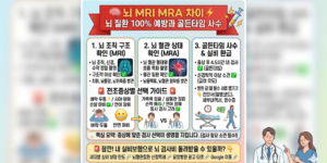 MRI MRA 차이 비용 실비 청구 건강보험 적용 기준 인포그래픽