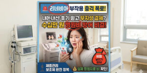 리네비아 부작용 실체 폭로 및 내돈내산 낚시 후기 식별법, 위장 장애 발생 시 실제 병원치료비 실비 청구 비결 정리 인포그래픽