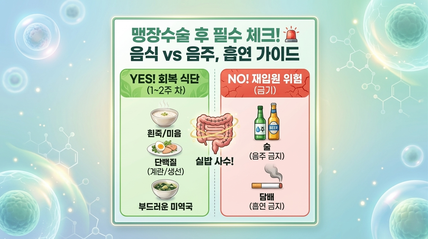 맹장수술 후 음식, 무심코 먹은 ‘이것’ 때문에 장 터져 재수술하는 3가지 이유
