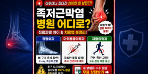 족저근막염 병원 어디로 가야할지 정형외과 마취통증의학과 재활의학과 진료과별 차이점과 치료방법 총정리 비교표 타이틀 (Tit 대체 텍스트 (Alt Text): 족저근막염 병원 어디로 가야할지 정형외과 마취통증의학과 재활의학과 진료과별 차이점과 치료방법 총정리 비교표